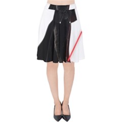 Darth Vader Cat Velvet High Waist Skirt by Valentinaart