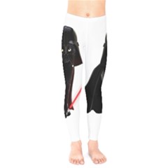 Darth Vader Cat Kids  Legging by Valentinaart