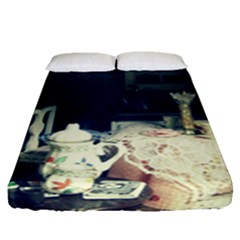 Abandonded Dollhouse Fitted Sheet (queen Size) by snowwhitegirl