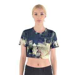 Abandonded Dollhouse Cotton Crop Top by snowwhitegirl