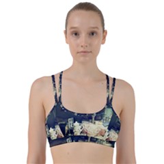 Abandonded Dollhouse Line Them Up Sports Bra