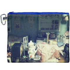 Abandonded Dollhouse Canvas Cosmetic Bag (xxxl)