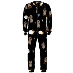 Groundhog Day Pattern Onepiece Jumpsuit (men)  by Valentinaart