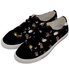 Groundhog Day Pattern Men s Low Top Canvas Sneakers by Valentinaart