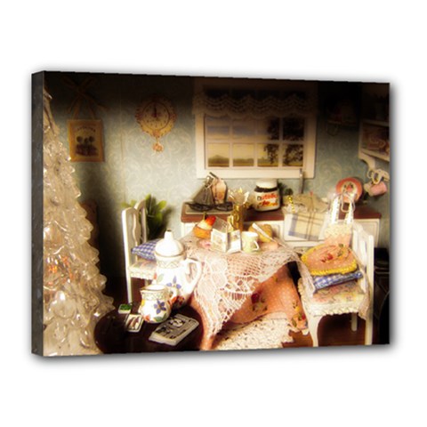 Dollhouse Christmas Canvas 16  X 12  by snowwhitegirl