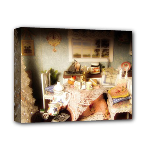 Dollhouse Christmas Deluxe Canvas 14  X 11  by snowwhitegirl