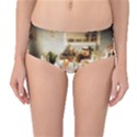 Dollhouse Christmas Mid-Waist Bikini Bottoms View1