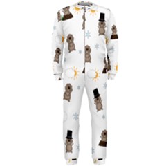 Groundhog Day Pattern Onepiece Jumpsuit (men)  by Valentinaart