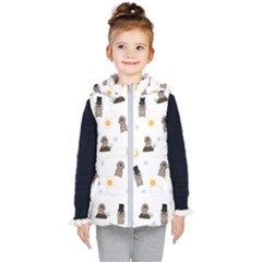 Groundhog Day Pattern Kid s Puffer Vest by Valentinaart