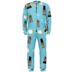 Groundhog Day Pattern Onepiece Jumpsuit (men)  by Valentinaart