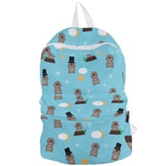 Groundhog Day Pattern Foldable Lightweight Backpack by Valentinaart