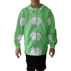 Lime Dot Hooded Wind Breaker (kids)