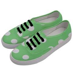 Lime Dot Men s Classic Low Top Sneakers