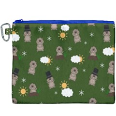 Groundhog Day Pattern Canvas Cosmetic Bag (xxxl)