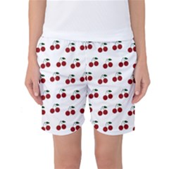 Cherries Women s Basketball Shorts by snowwhitegirl