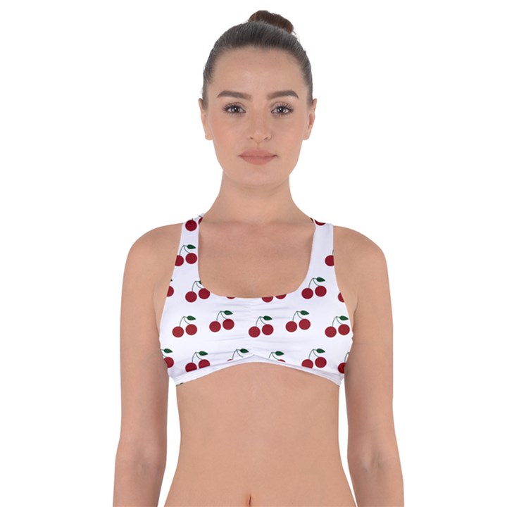 Cherries Got No Strings Sports Bra