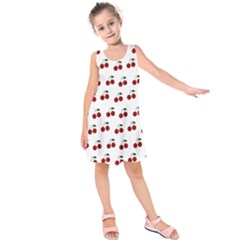 Cherries Kids  Sleeveless Dress by snowwhitegirl