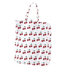 Cherries Giant Grocery Zipper Tote