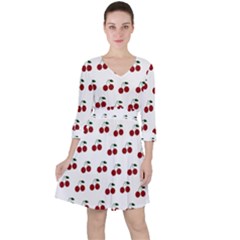 Cherries Ruffle Dress by snowwhitegirl