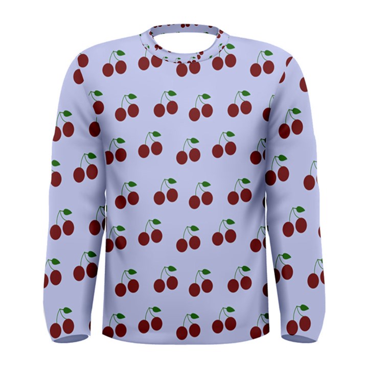 Blue Cherries Men s Long Sleeve Tee