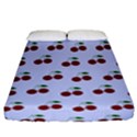 Blue Cherries Fitted Sheet (King Size) View1