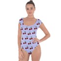 Blue Cherries Short Sleeve Leotard  View1