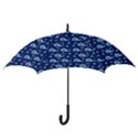 Blue Sea Whales Hook Handle Umbrellas (Large) View3