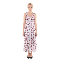 Red Cherries Sleeveless Maxi Dress by snowwhitegirl