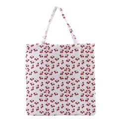 Red Cherries Grocery Tote Bag by snowwhitegirl