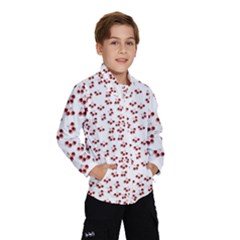 Red Cherries Wind Breaker (kids) by snowwhitegirl