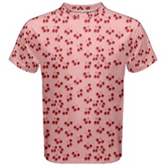 Rose Cherries Men s Cotton Tee by snowwhitegirl