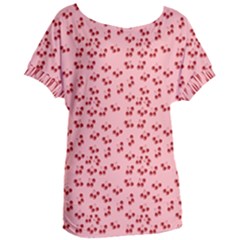 Rose Cherries Women s Oversized Tee by snowwhitegirl