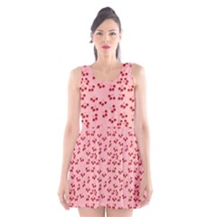 Rose Cherries Scoop Neck Skater Dress by snowwhitegirl