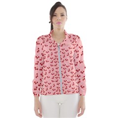 Rose Cherries Wind Breaker (women) by snowwhitegirl