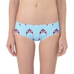 Blue Flower Red Hat Classic Bikini Bottoms by snowwhitegirl