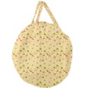 Hats Pink Beige Giant Round Zipper Tote View2