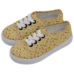 Hats Pink Beige Kids  Classic Low Top Sneakers