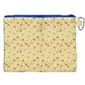 Hats Pink Beige Canvas Cosmetic Bag (XXL) View2