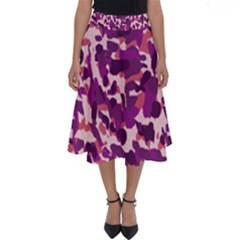 Pink Camo Perfect Length Midi Skirt