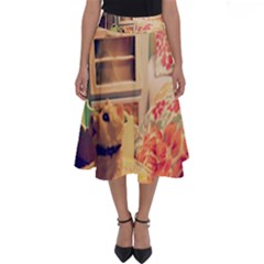 Cream Dollhouse Perfect Length Midi Skirt