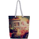 Cream Dollhouse Full Print Rope Handle Tote (Small) View2