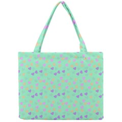 Minty Hearts Mini Tote Bag by snowwhitegirl