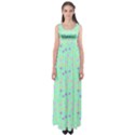 Minty Hearts Empire Waist Maxi Dress View1