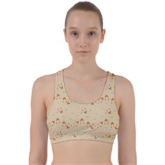 Winter Hats Beige Back Weave Sports Bra by snowwhitegirl