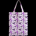 Purple Cherries Zipper Classic Tote Bag View2