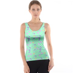 Mint Heart Cherries Tank Top