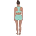 Mint Heart Cherries Racerback Boyleg Bikini Set View2