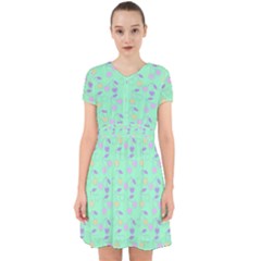 Mint Heart Cherries Adorable in Chiffon Dress