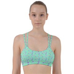 Mint Heart Cherries Line Them Up Sports Bra