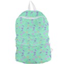 Mint Heart Cherries Foldable Lightweight Backpack View1